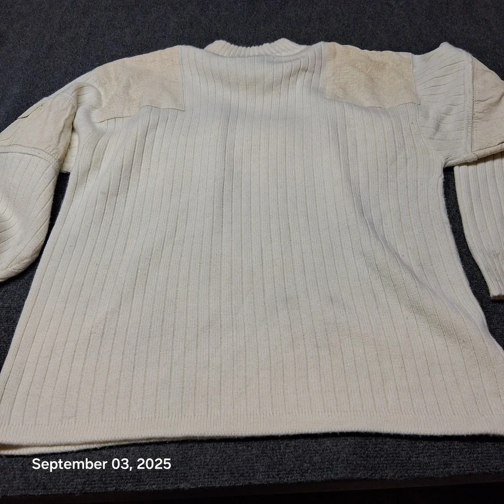 VTG Y2K 90s Platinum Life‎ Bare Fox Biggie Sweater Size 3XL White